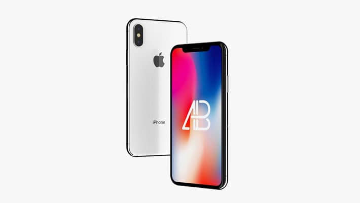 Floating iPhone X Mockup