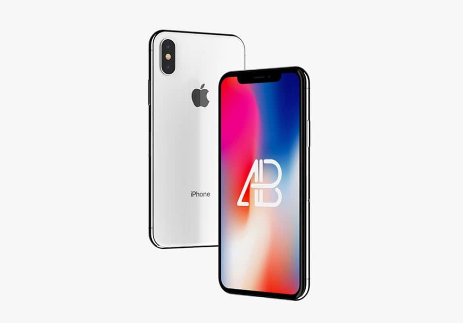 Floating iPhone X Mockup
