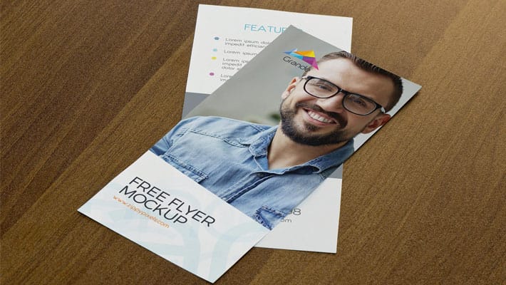 Free Attractive Flyer Mockup