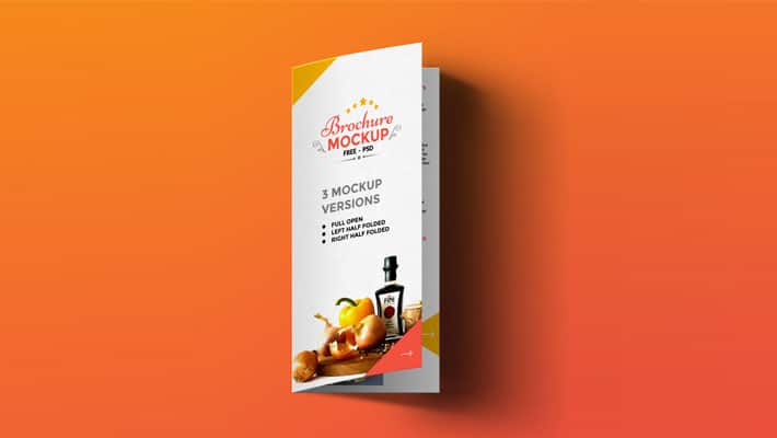 Free Bi-fold Brochure Mockup
