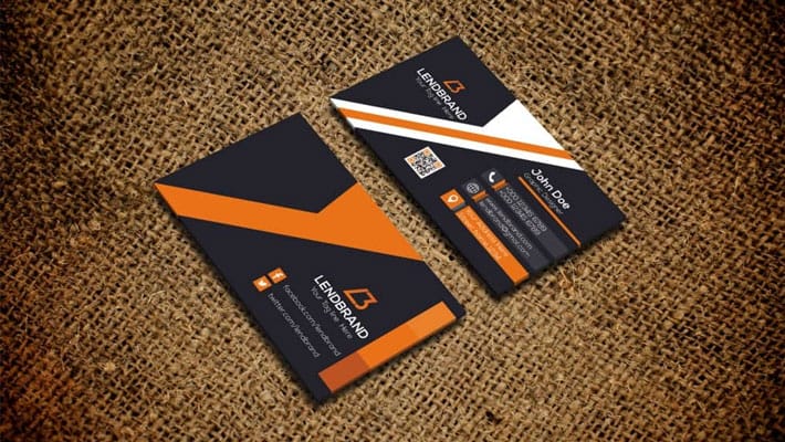 Free Business Card Mockup