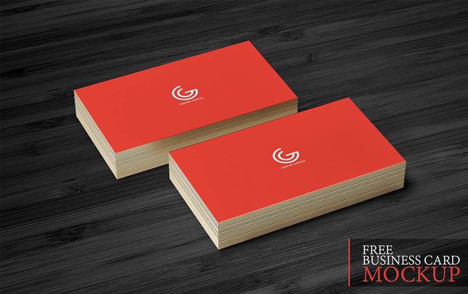 Free Business Card Mockup