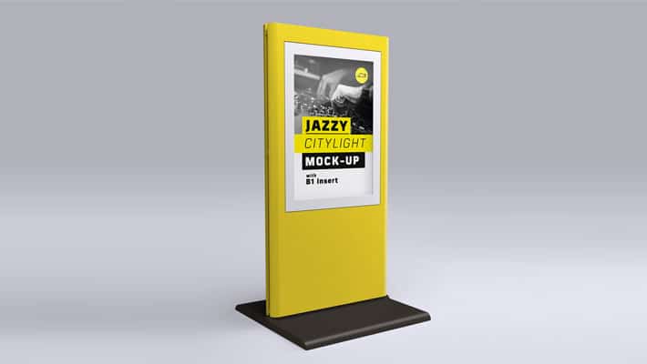 Free Citylight Mockup Template