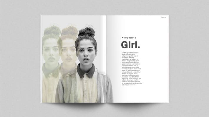 Free Magazine Mockup Template