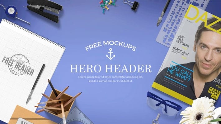 Free Professional Website Hero Images Mockup Scene