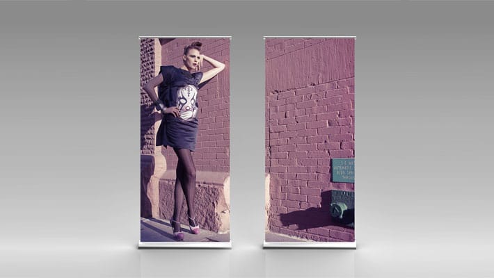 Free Rollup Stand Mockup Template