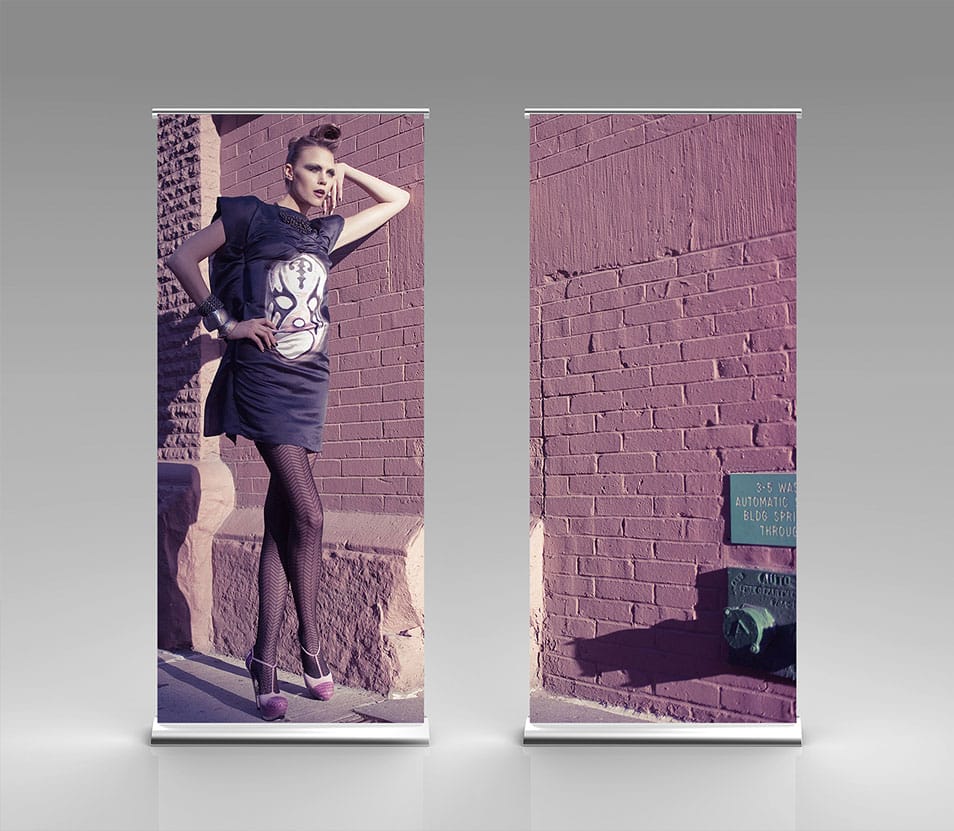 Free Rollup Stand Mockup Template