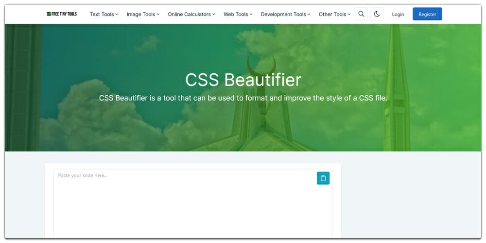 Free Tiny Tools CSS Beautifier
