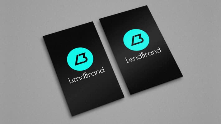 Free Vertical Business Card Mockup
