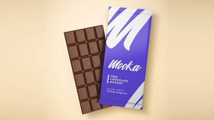 Free Chocolate Mockup