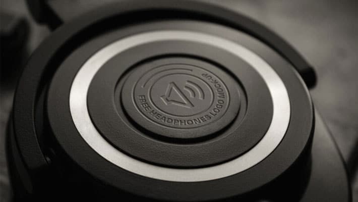 Headphone Logo Mockup