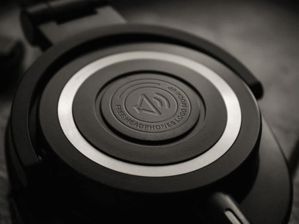 Headphone Logo Mockup