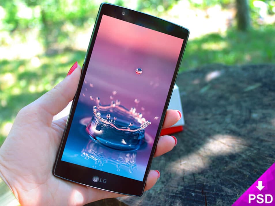 LG G3 Smartphone Mockup