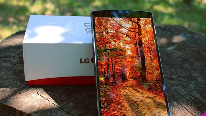 LG G3 Smartphone Nature Mockup