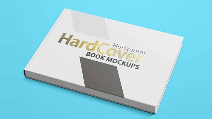 Landscape Hardcover Book Mockups