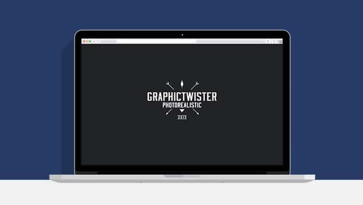 MacBook Template Flat Presentation