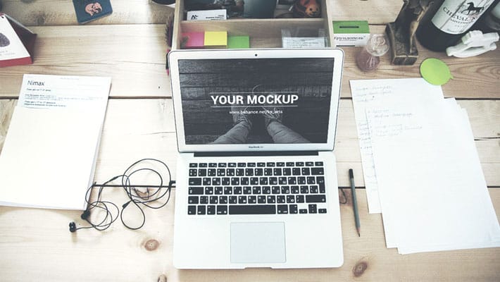Macbook Air PSD Mockups