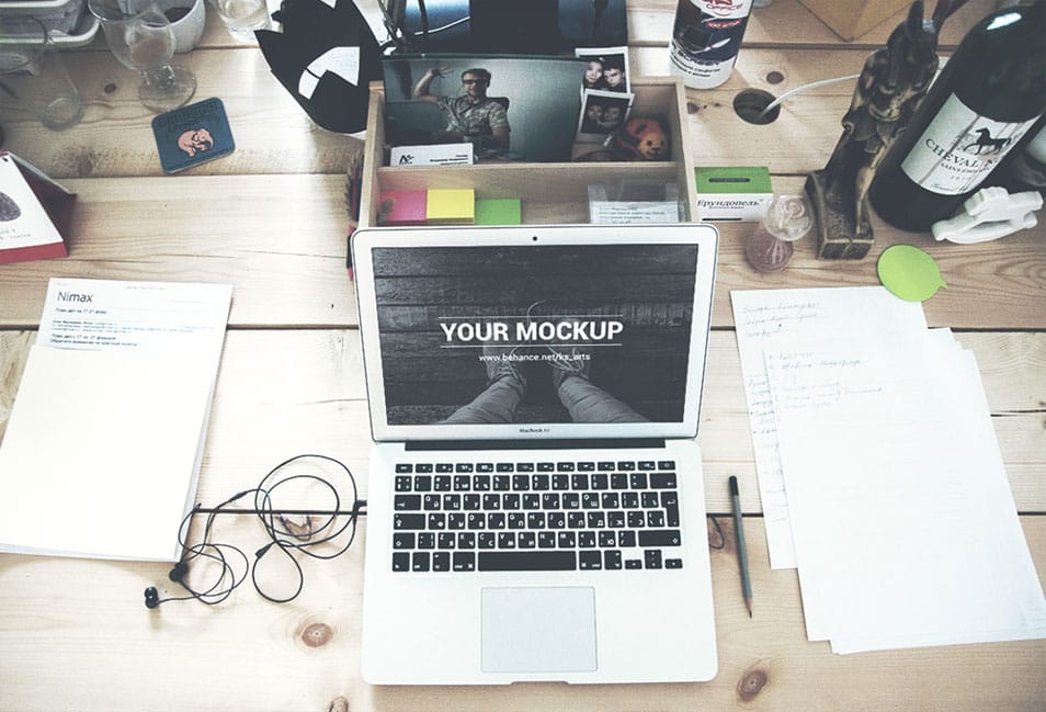 Macbook Air PSD Mockups