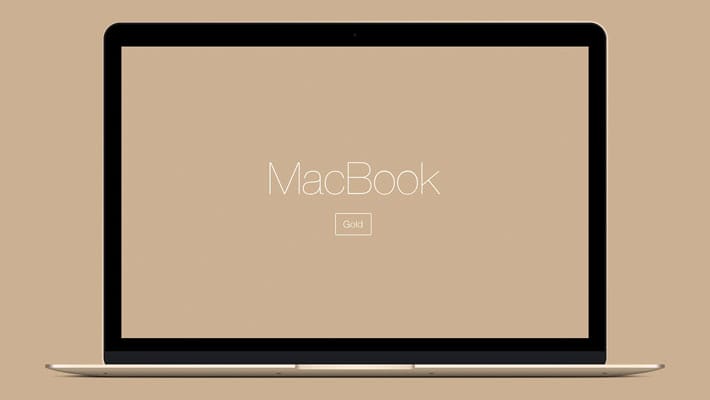 Macbook Mockups - Silver, Gold & Space Gray