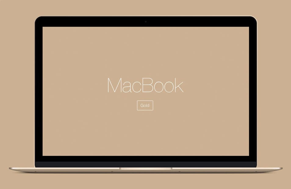 Macbook Mockups - Silver, Gold & Space Gray