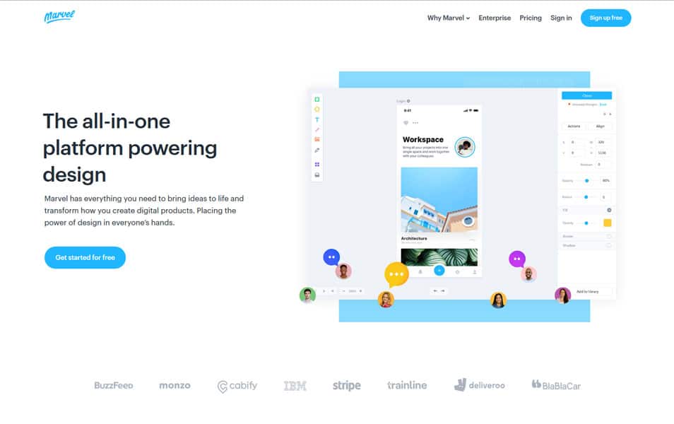 50+ Best Wireframing & Prototyping Tools for Web Designers 2022 4 Marvel App