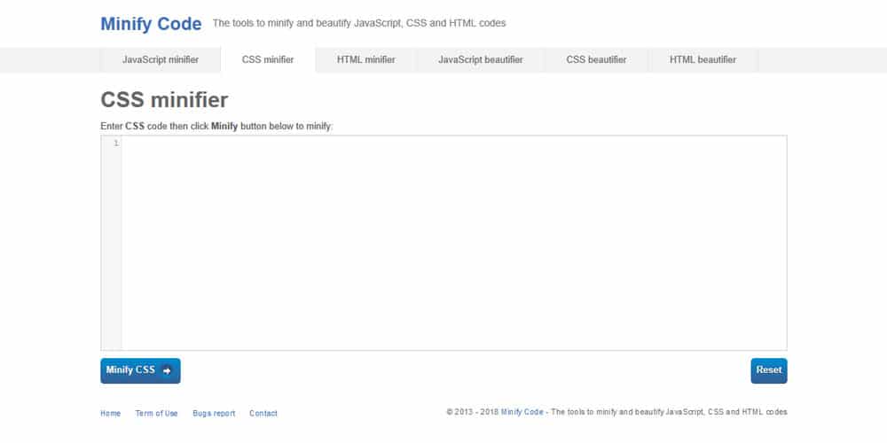 20+ Most Amazing CSS Minifier Tools 12 Minify Code CSS Minifier