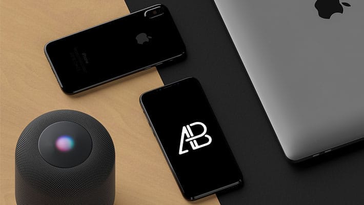 Modern iPhone X Mockup