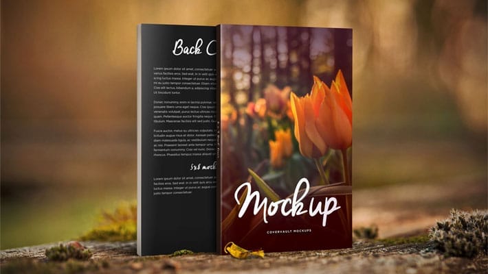Nature Things 5 x 8 Front & Back Book Mockup