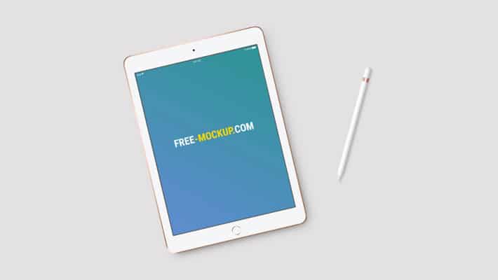 New 9.7-inch iPad 2018 Mockup