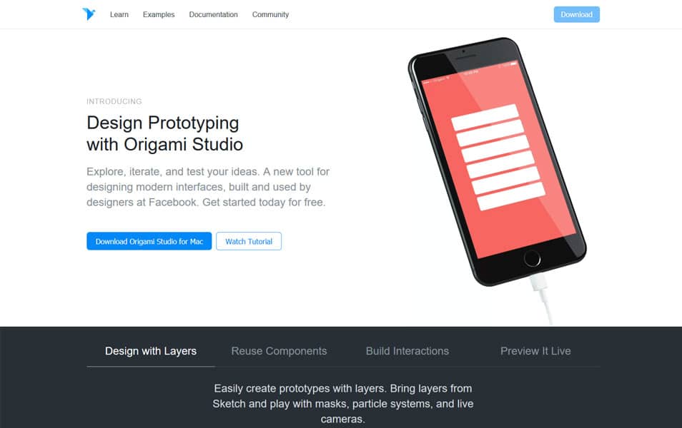 50+ Best Wireframing & Prototyping Tools for Web Designers 2022 9 Origami Studio