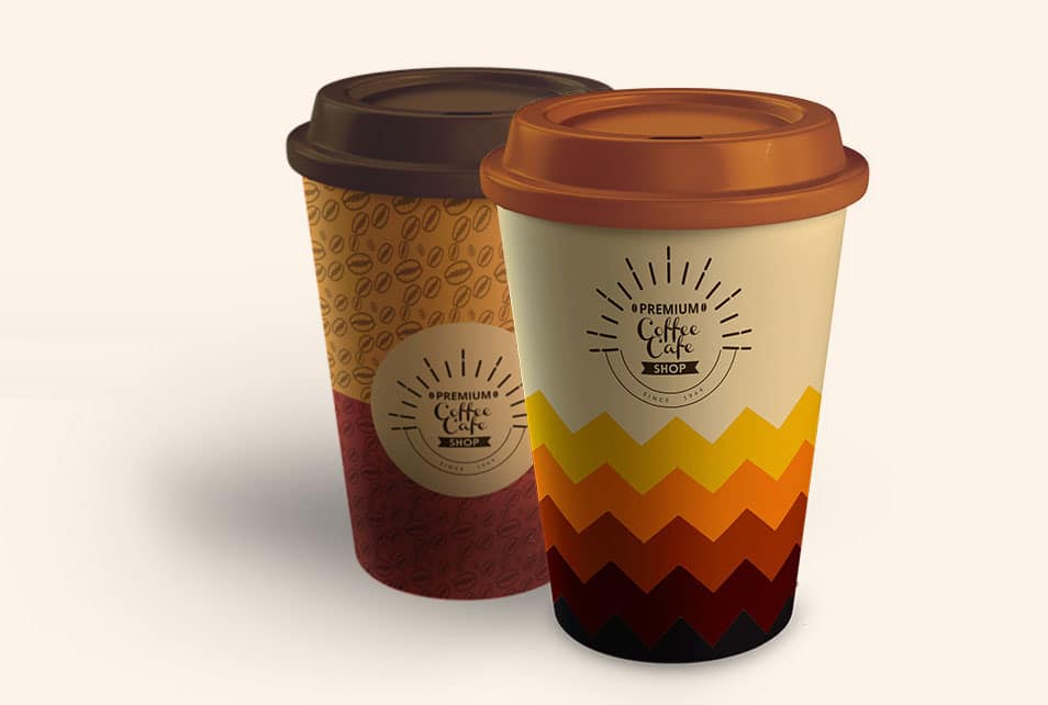 Paper Cup Mockup PSD Template