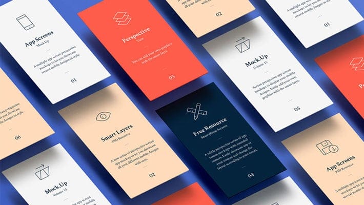 Perspective App Screens Mock-Up