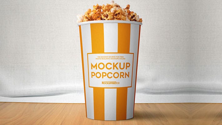 Popcorn PSD Mockups