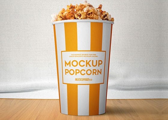 Popcorn PSD Mockups