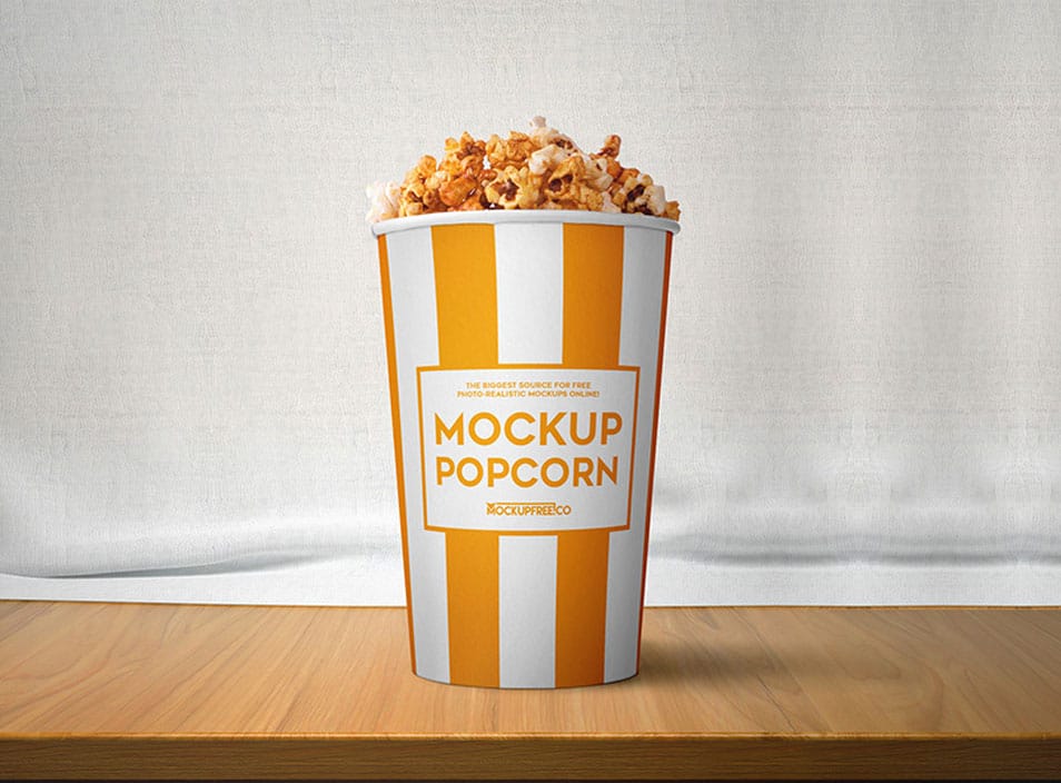 Popcorn PSD Mockups