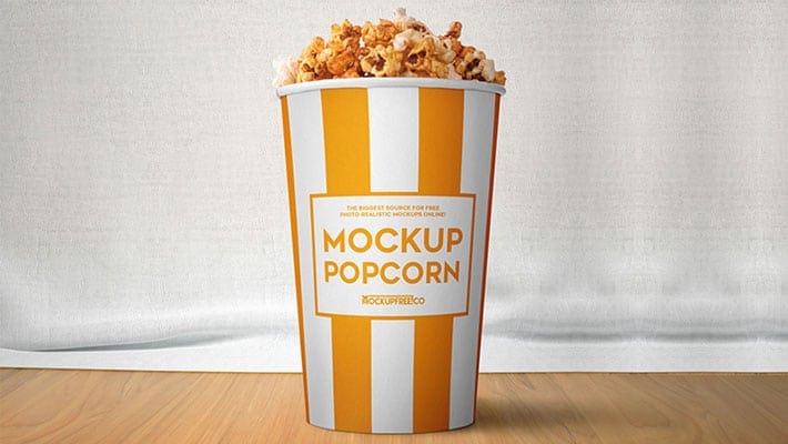 Popcorn PSD Mockups
