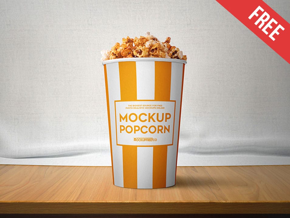 Popcorn PSD Mockups