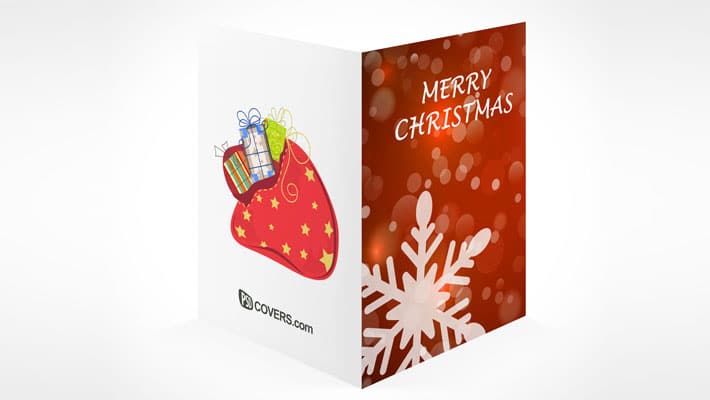 5×7 inch Portrait Greeting Card Mockup