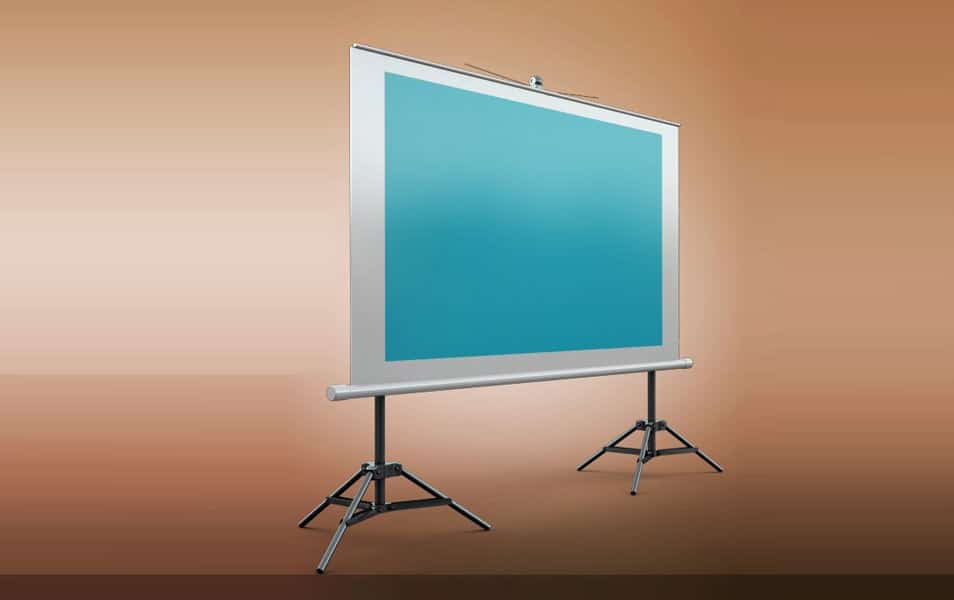 Projector Screen Mockup