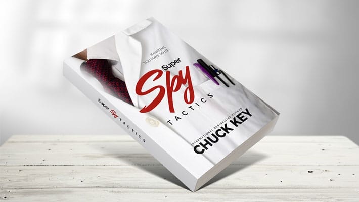 Propped Up 6 x 9 Paperback Book Mockup