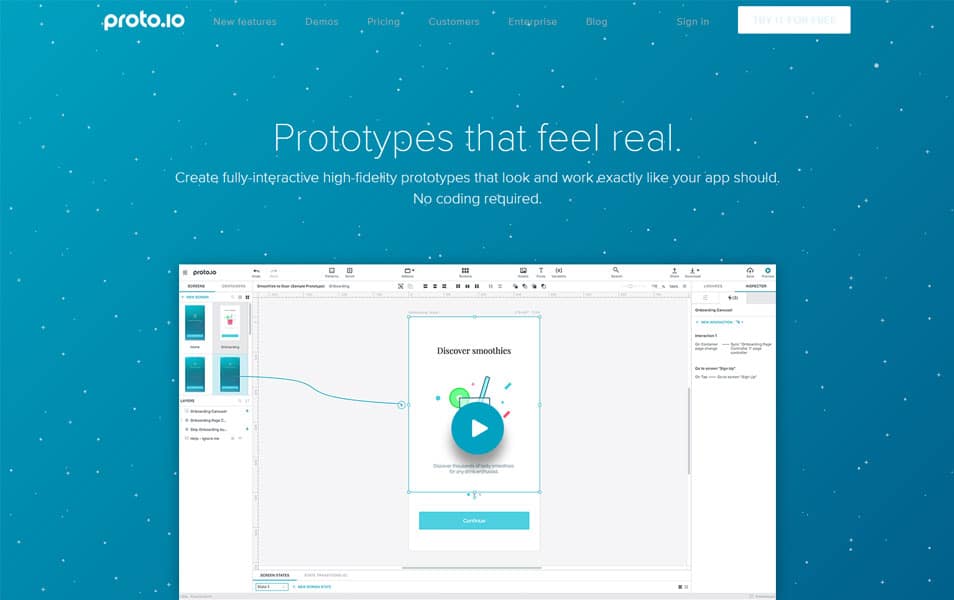 50+ Best Wireframing & Prototyping Tools for Web Designers 2022 8 Proto.io