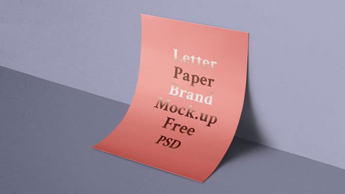 PSD A4 Paper Mockup
