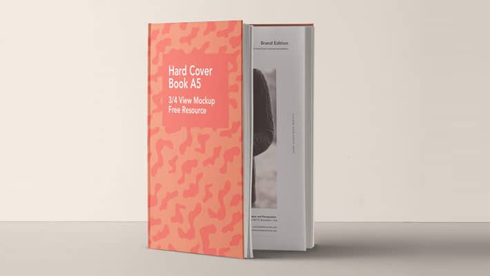 PSD A5 Hardcover Book