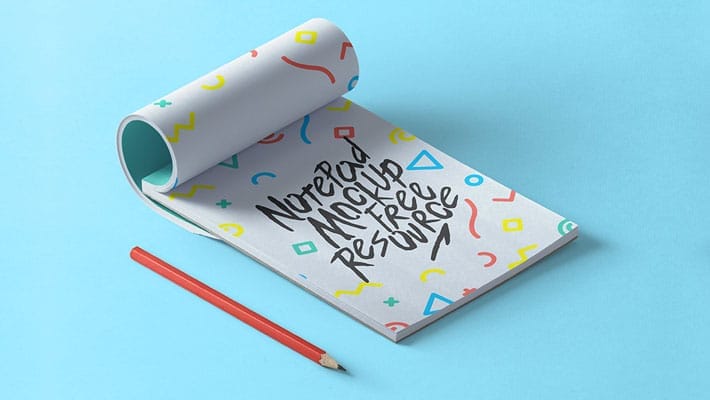 PSD Notepad Mockup
