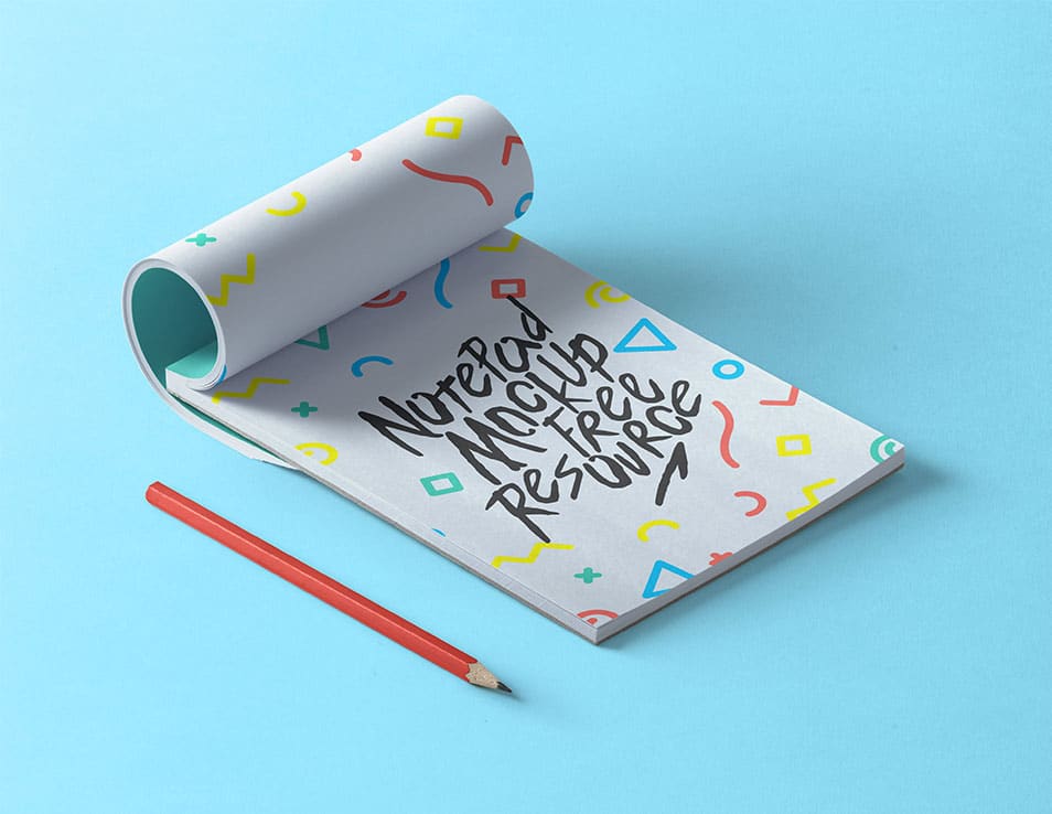 PSD Notepad Mockup