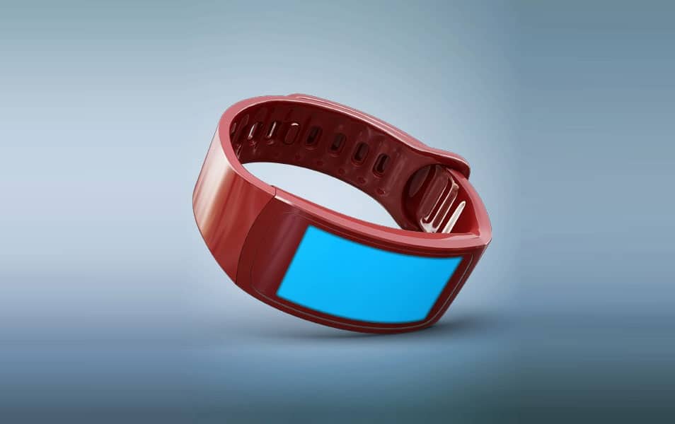 Samsung Watch Gear Fit 2 Mockup