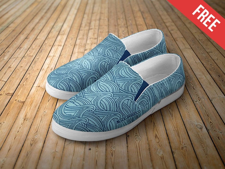 Slip-on Shoes Free PSD Mockups