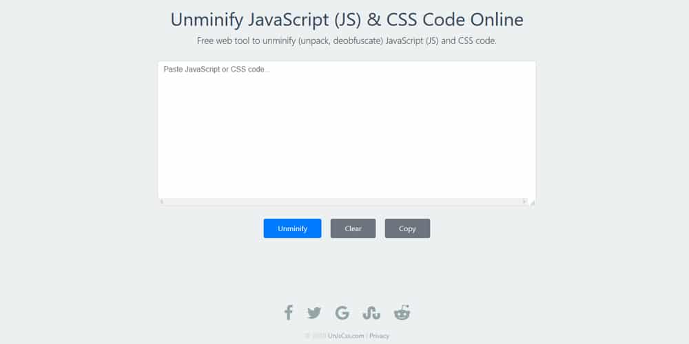 Unminify CSS