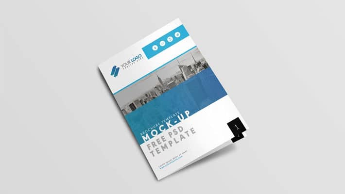 US Letter Size Brochure Mockup Template