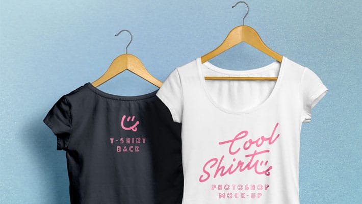 Woman T-Shirt MockUp PSD